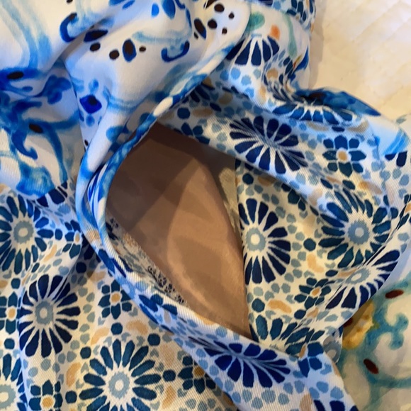 ZARA multi printed patchwork polyester pants and top - Picture 14 of 16